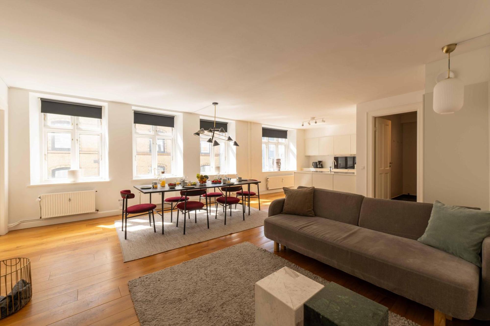 Perfect 3 Bedroom Apartment In The Heart Of Cph Köpenhamn Exteriör bild